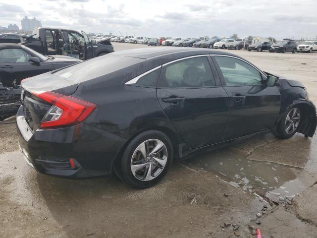 19XFC2F68KE031323 - 2019 HONDA CIVIC LX BLACK photo 3