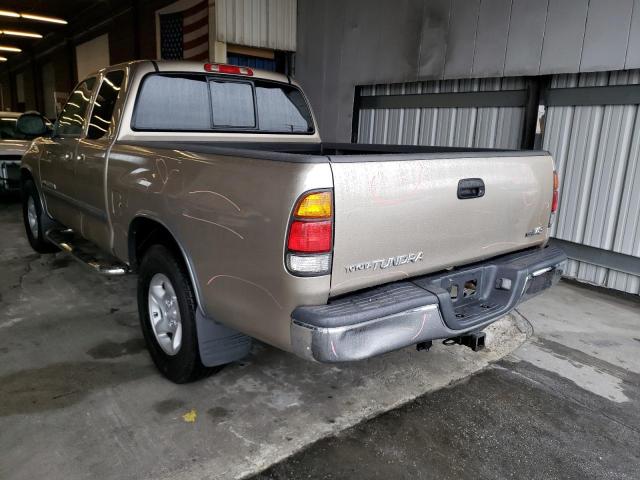 5TBRT34143S424715 - 2003 TOYOTA TUNDRA ACCESS CAB SR5 TAN photo 2