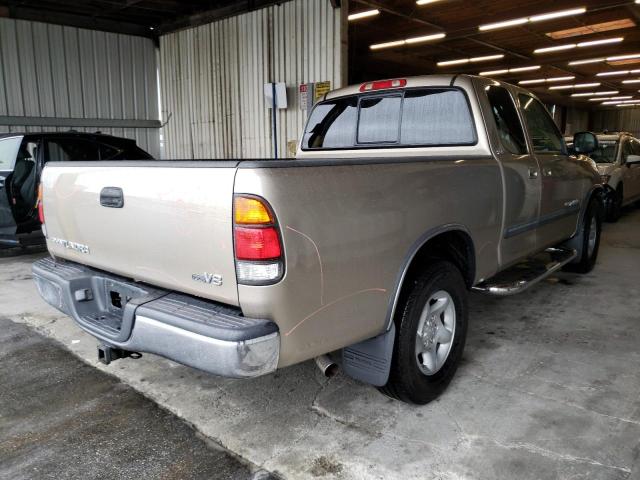 5TBRT34143S424715 - 2003 TOYOTA TUNDRA ACCESS CAB SR5 TAN photo 3