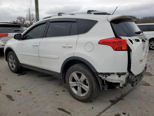 JTMWFREV3FD065413 - 2015 TOYOTA RAV4 XLE WHITE photo 2