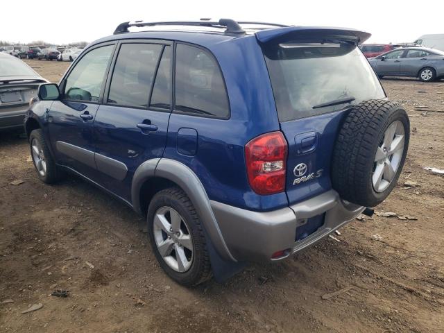 JTEGD20V150088182 - 2005 TOYOTA RAV4 BLUE photo 2