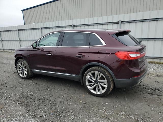 2LMPJ8LRXJBL38008 - 2018 LINCOLN MKX RESERVE Բորդո լուսանկար 2
