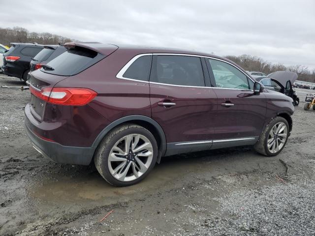 2LMPJ8LRXJBL38008 - 2018 LINCOLN MKX RESERVE Բորդո լուսանկար 3