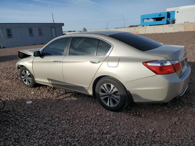 1HGCR2F37DA006251 - 2013 HONDA ACCORD LX BEIGE photo 2