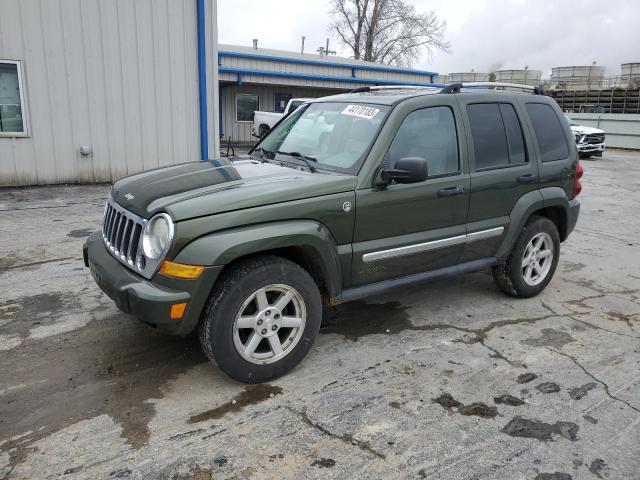 1J4GL58KX7W722330 - 2007 JEEP LIBERTY LIMITED GREEN photo 1