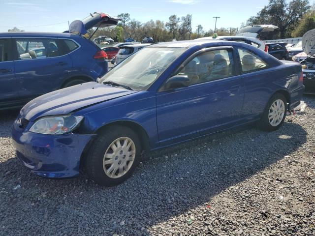 1HGEM22595L056556 - 2005 HONDA CIVIC LX BLUE photo 1