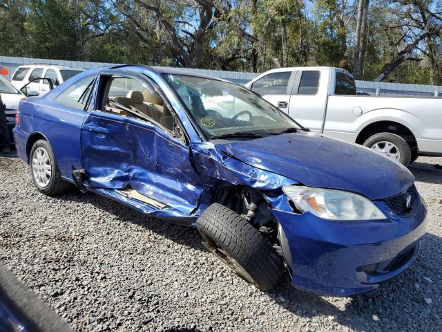 1HGEM22595L056556 - 2005 HONDA CIVIC LX BLUE photo 4