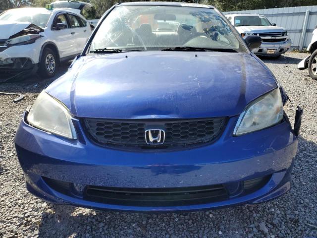 1HGEM22595L056556 - 2005 HONDA CIVIC LX BLUE photo 5