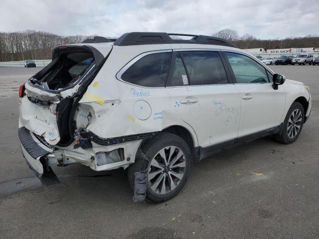 4S4BSANC0H3272341 - 2017 SUBARU OUTBACK 2.5I LIMITED WHITE photo 3