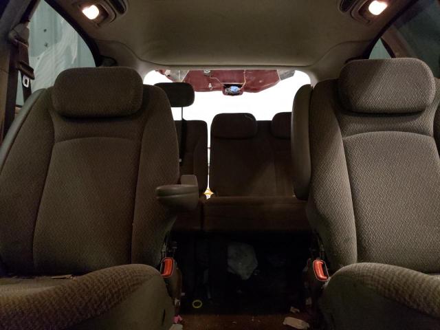 2A4GP54L57R157724 - 2007 CHRYSLER TOWN & COU TOURING წითელი ფოტო 10