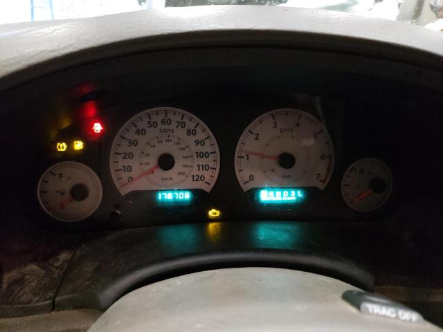 2A4GP54L57R157724 - 2007 CHRYSLER TOWN & COU TOURING წითელი ფოტო 9