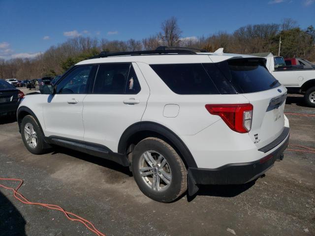 1FMSK8DH3LGB45719 - 2020 FORD EXPLORER XLT WHITE photo 2