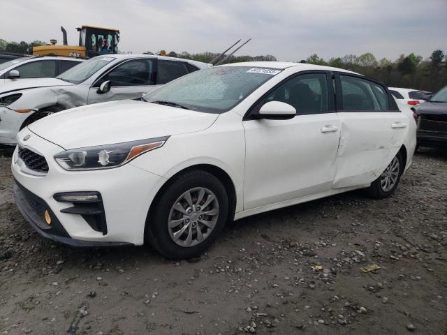 3KPF24AD0KE106990 - 2019 KIA FORTE FE WHITE photo 1