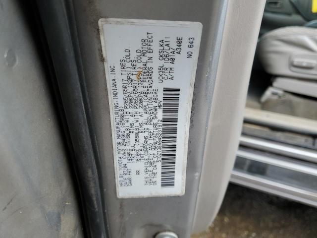 5TDZT38A94S237912 - 2004 TOYOTA SEQUOIA LIMITED SILVER photo 13