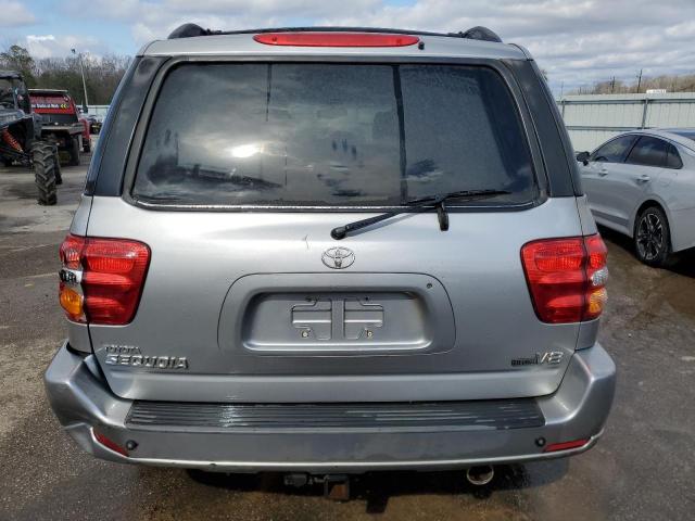 5TDZT38A94S237912 - 2004 TOYOTA SEQUOIA LIMITED SILVER photo 6
