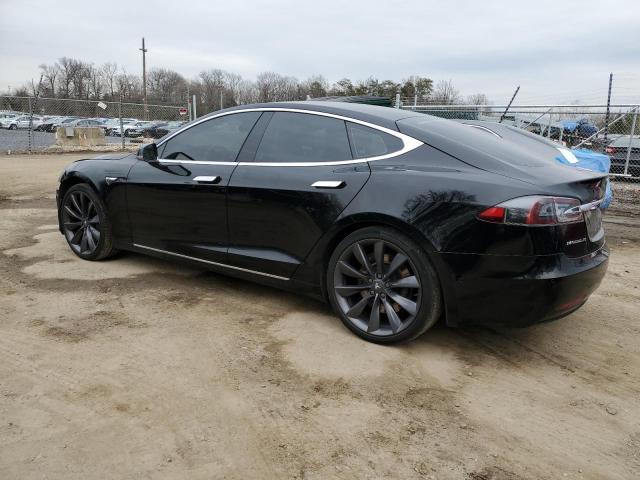 5YJSA1E16GF158450 - 2016 TESLA MODEL S BLACK photo 2