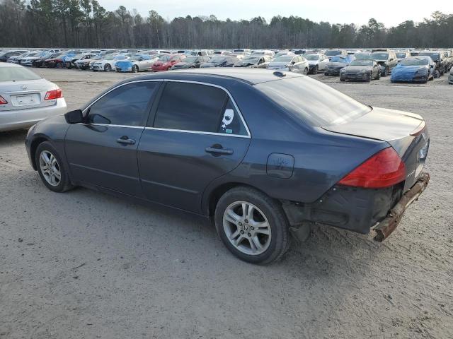 1HGCM56827A205739 - 2007 HONDA ACCORD EX GRAY photo 2