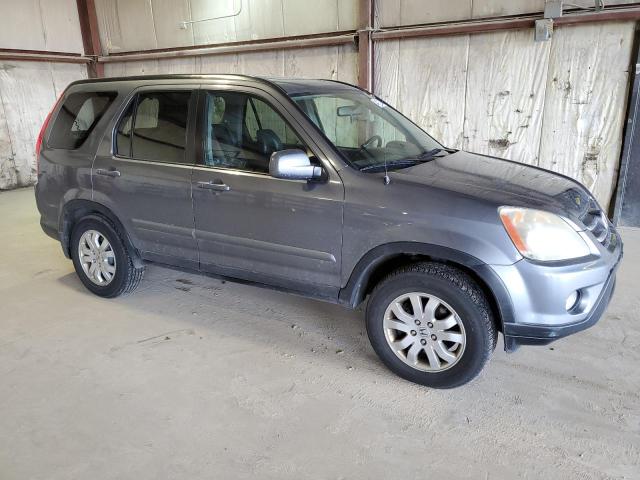 SHSRD78975U310753 - 2005 HONDA CR-V 4D 4W SE GRAY photo 4