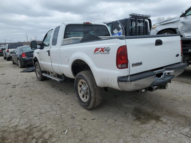 1FTWX31555EB50455 - 2005 FORD F350 SRW SUPER DUTY WHITE photo 2