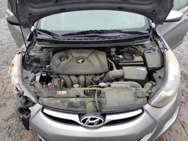 KMHDH4AE5DU529689 - 2013 HYUNDAI ELANTRA GLS SILVER photo 11