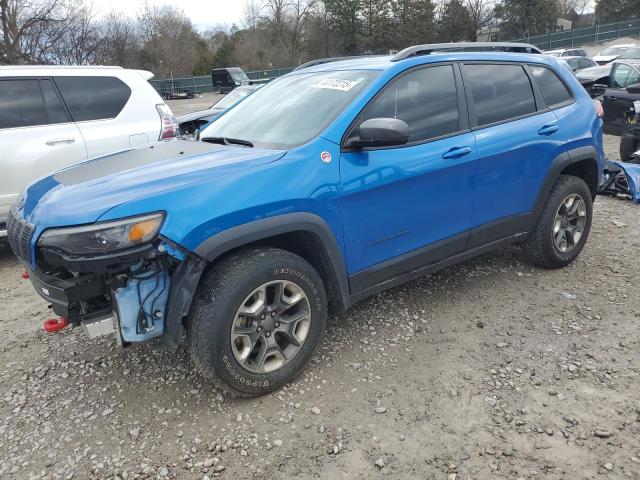 1C4PJMBN0KD169555 - 2019 JEEP CHEROKEE TRAILHAWK BLUE photo 1