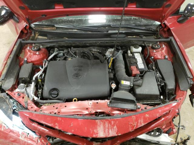 4T1KZ1AK8NU061127 - 2022 TOYOTA CAMRY TRD BURGUNDY photo 11