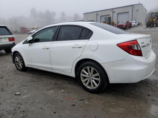 2HGFB2F8XCH582865 - 2012 HONDA CIVIC EX WHITE photo 2