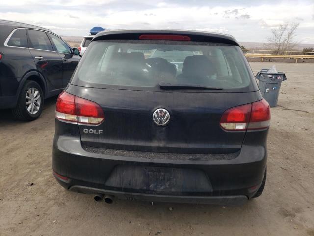 WVWBB7AJXCW274567 - 2012 VOLKSWAGEN GOLF BLACK photo 6