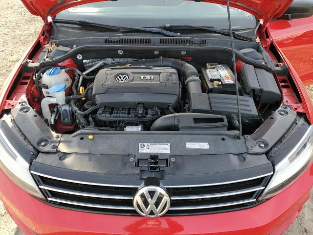 3VWD17AJ0FM348477 - 2015 VOLKSWAGEN JETTA SE RED photo 11