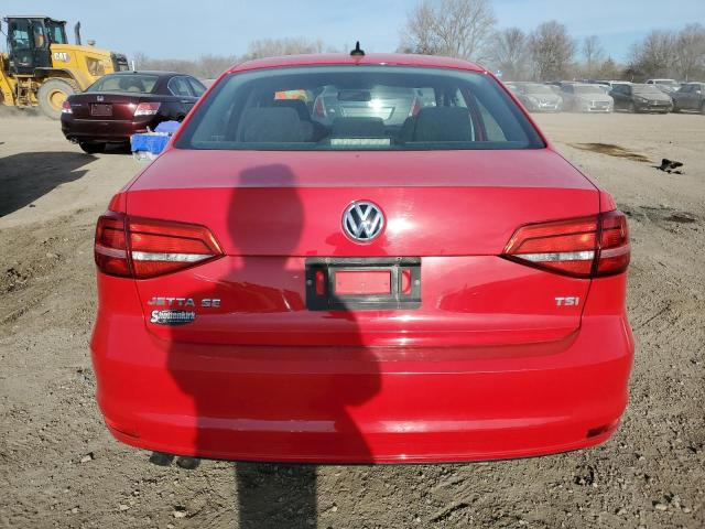 3VWD17AJ0FM348477 - 2015 VOLKSWAGEN JETTA SE RED photo 6