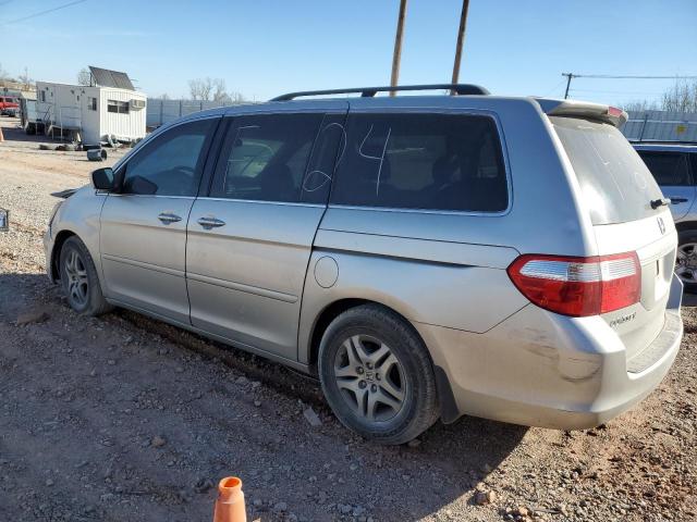5FNRL387X6B436141 - 2006 HONDA ODYSSEY EXL SILVER photo 2