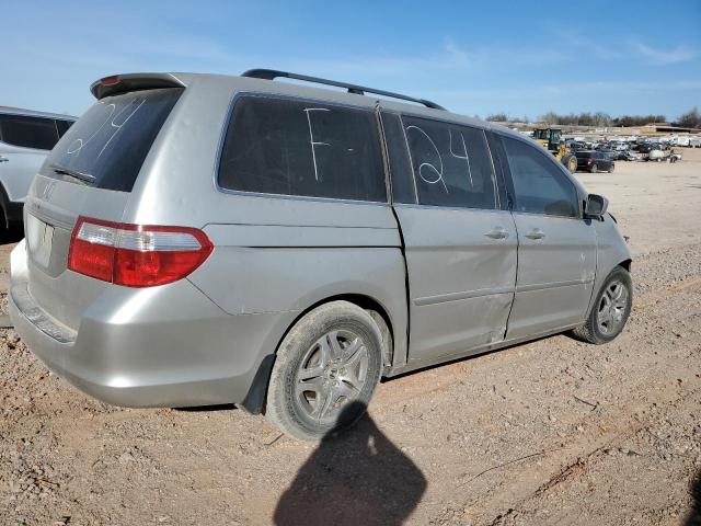 5FNRL387X6B436141 - 2006 HONDA ODYSSEY EXL SILVER photo 3