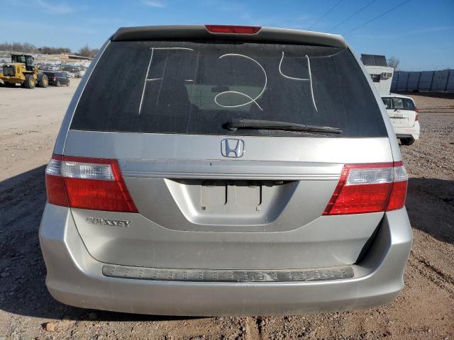 5FNRL387X6B436141 - 2006 HONDA ODYSSEY EXL SILVER photo 6