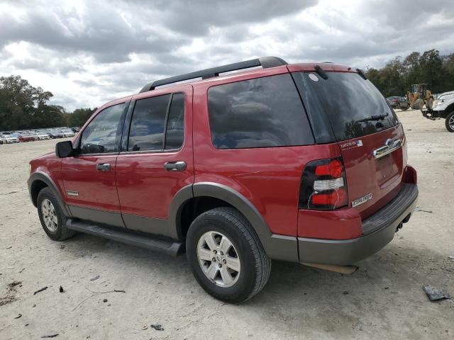 1FMEU63E86UB50195 - 2006 FORD EXPLORER XLT RED photo 2