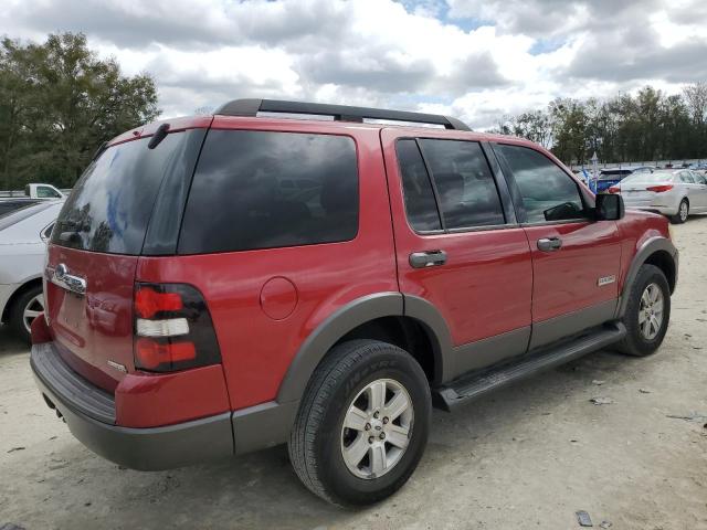 1FMEU63E86UB50195 - 2006 FORD EXPLORER XLT RED photo 3