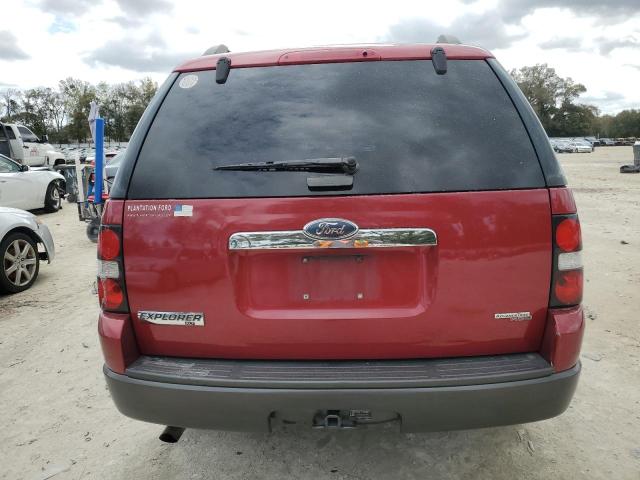 1FMEU63E86UB50195 - 2006 FORD EXPLORER XLT RED photo 6