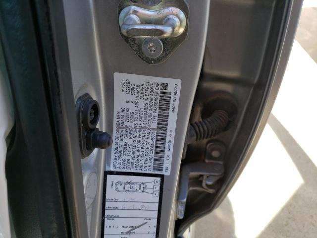 2HGFC2F8XLH530598 - 2020 HONDA CIVIC SPORT 灰色 照片 12