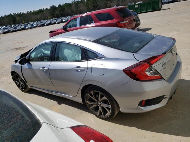 2HGFC2F8XLH530598 - 2020 HONDA CIVIC SPORT GRAY photo 2