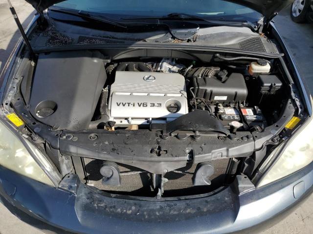 JTJGA31U960059875 - 2006 LEXUS RX 330 GRAY photo 12