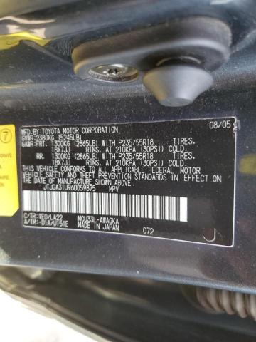 JTJGA31U960059875 - 2006 LEXUS RX 330 GRAY photo 13