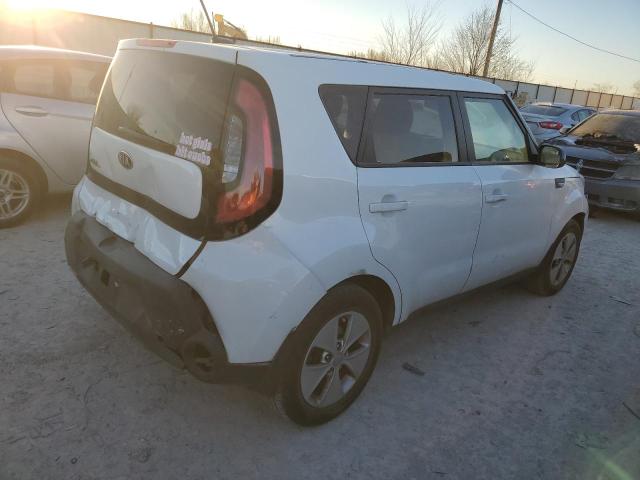 KNDJN2A21E7090114 - 2014 KIA SOUL WHITE photo 3