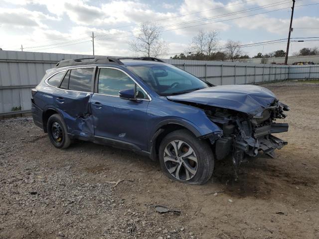 4S4BTANC7M3212001 - 2021 SUBARU OUTBACK LIMITED BLUE photo 4