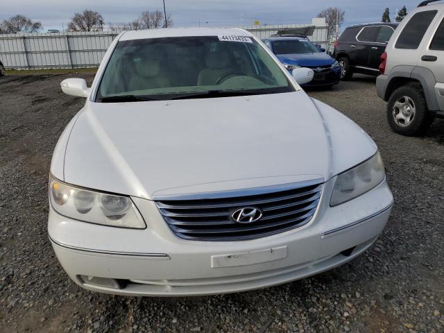 KMHFC46F29A342430 - 2009 HYUNDAI AZERA SE WHITE photo 5