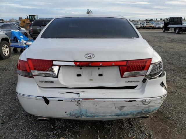 KMHFC46F29A342430 - 2009 HYUNDAI AZERA SE WHITE photo 6