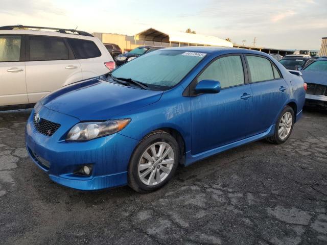 1NXBU4EE1AZ288285 - 2010 TOYOTA COROLLA BASE BLUE photo 1