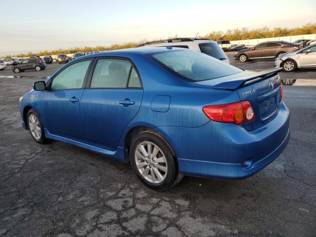 1NXBU4EE1AZ288285 - 2010 TOYOTA COROLLA BASE BLUE photo 2