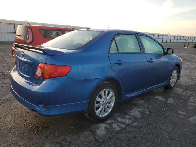 1NXBU4EE1AZ288285 - 2010 TOYOTA COROLLA BASE BLUE photo 3