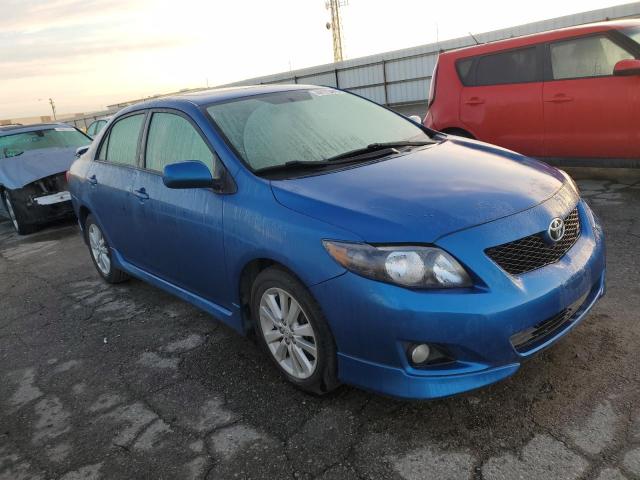 1NXBU4EE1AZ288285 - 2010 TOYOTA COROLLA BASE BLUE photo 4