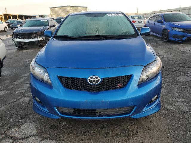 1NXBU4EE1AZ288285 - 2010 TOYOTA COROLLA BASE BLUE photo 5