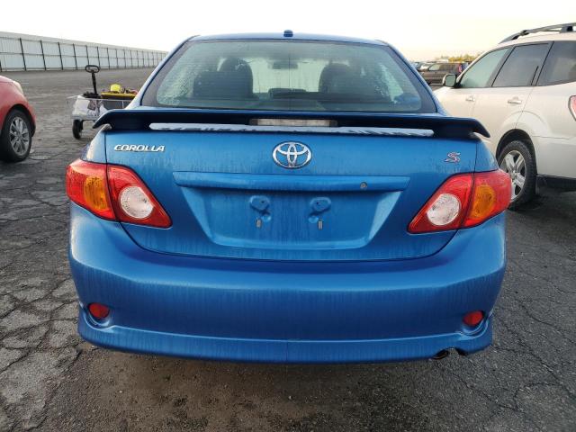 1NXBU4EE1AZ288285 - 2010 TOYOTA COROLLA BASE BLUE photo 6